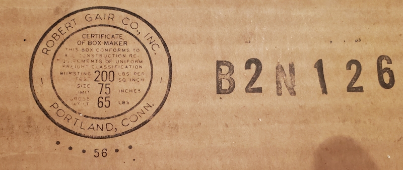 Dated Shipping Box