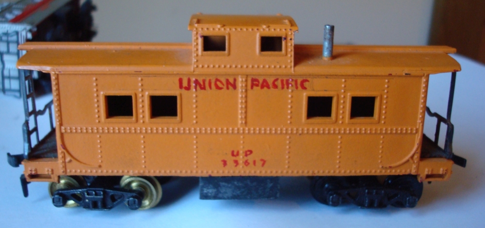 Union Pacific Caboose Paint Sample-Red Side