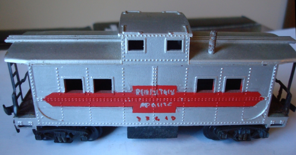Union Pacific Caboose Paint Sample-Red Side