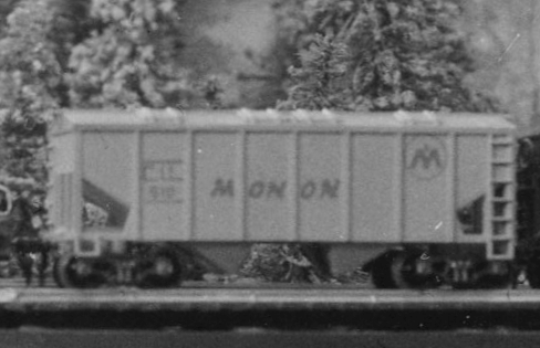 1955 Monon Hopper on Layout