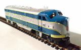 Reproduction of 31039 Missouri Pacific F3A - Made using a Pikemaster shell, rather than the Varney shell used on the original production version. Reproduction of 31039 Missouri Pacific F3A - Made using a Pikemaster shell, rather than the Varney shell used on the original production version.